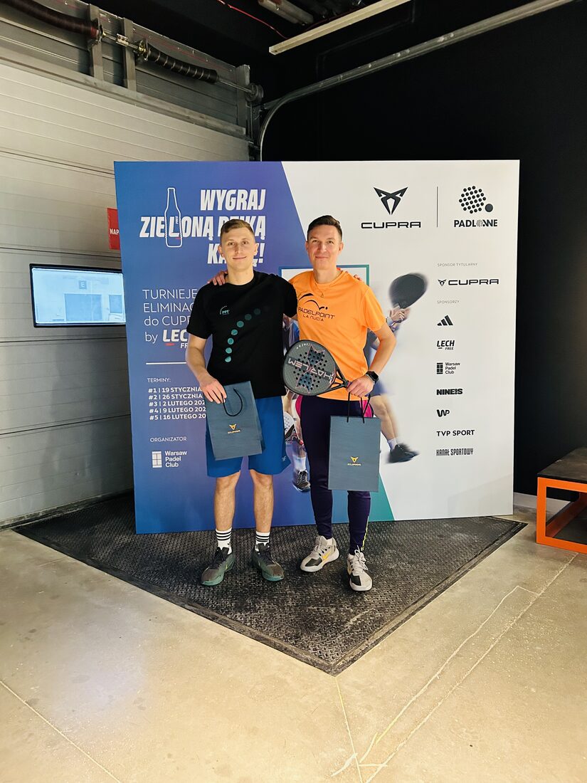 CUPRA Padlowe 2025 (Warsaw Padel Club) - 3. miejsce Piotr Rozmus i Adam Choroś